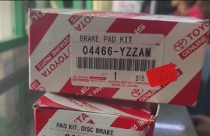 genuine rear brake pads prado j120 j150 fortuner surf 04466-60080 yzzam