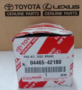 genuine brake pads front toyota rav4 harrier prius auris vanguard 04465-42180