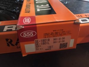 Tie rod mazda 2 demio dejfs dj3fs de5fs ford fiesta 555 se1801 d651-32-290