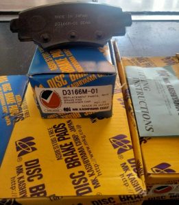 MK kashiyama brake pads mazda CX3 Dk rear Axela BM BN front mazda3 cx8 mk-D3166