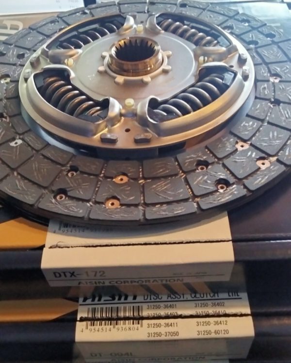 clutch plate Hilux Vigo dtx172 Aisin 31230-0k030 Prado 1KD 2KD Engine