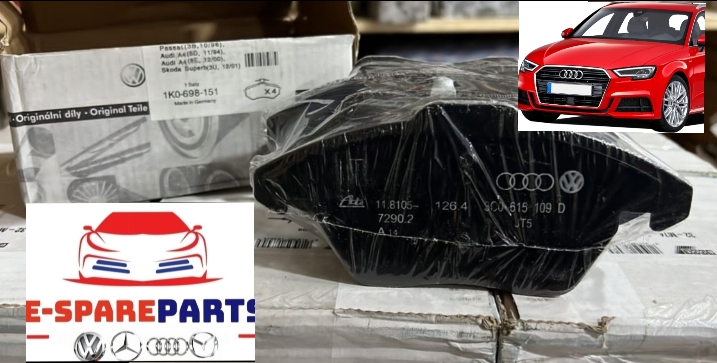 GOLF VW Brake pads front 3C0698151